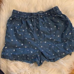 Denim star shorts ⭐️